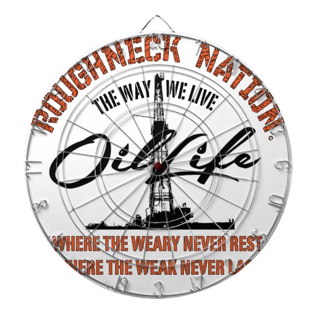 Jeu De Fléchettes Original de la VIE d'HUILE (Devant)