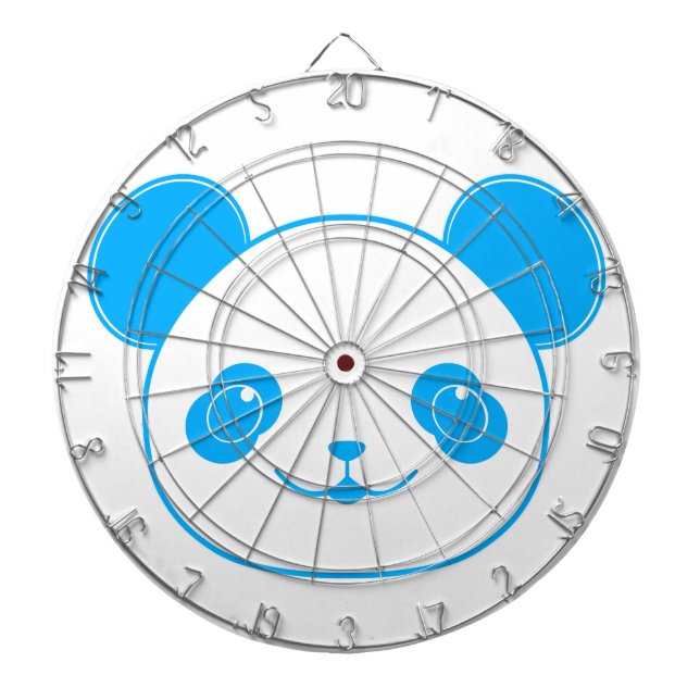 Jeu De Fléchettes Ours bleu Kawaii Panda (Devant)