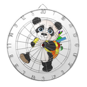 Jeu De Fléchettes Panda Bear avec sac à dos