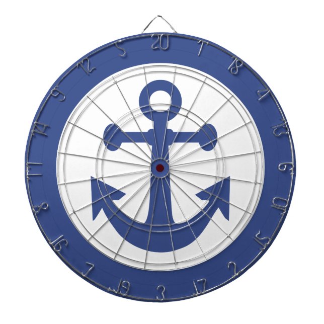 Jeu De Fléchettes Panneau de dard nautique d'Ancre (Devant)