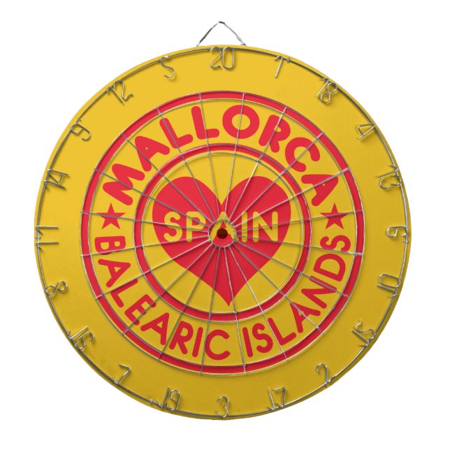 Jeu De Fléchettes Panneau de fléchettes MALLORCA Espagne (Devant)