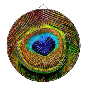 Jeu De Fléchettes Peacock Feathers OEil d'amour
