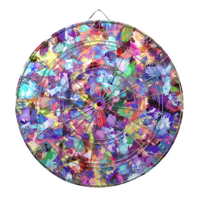 Jeu De Fléchettes Peinture avec couleur (Devant)