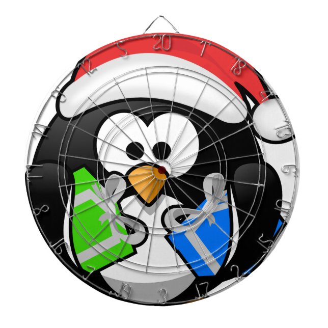 Jeu De Fléchettes Penguin avec cadeaux (Devant)