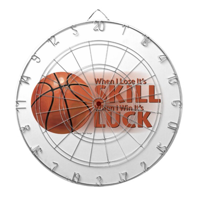 Jeu De Fléchettes Perdre des compétences gagner chance Basket (Devant)