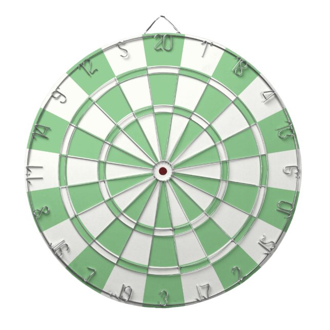 Jeu De Fléchettes Pistache Et Blanc (Devant)