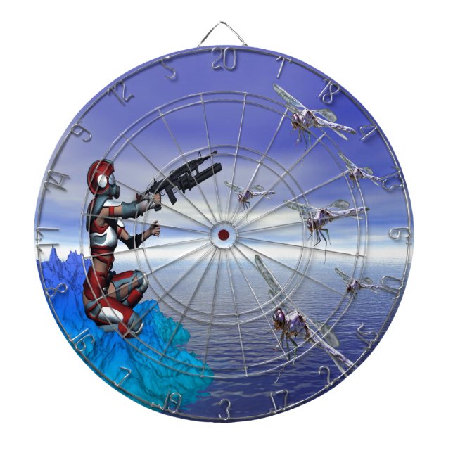 Jeu De Fléchettes Planète Alien (Devant)