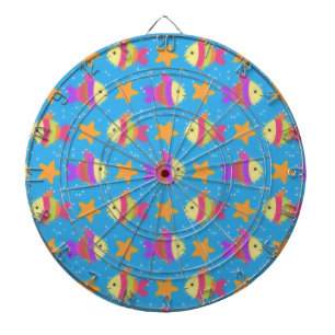Jeu De Fléchettes Poisson Et Motif D'Épée