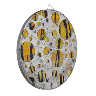 Jeu De Fléchettes Polka Dot Tiger noir et orange