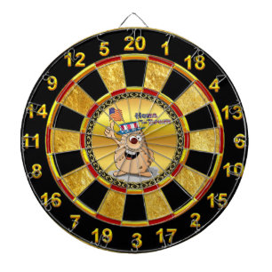 Jeu De Fléchettes Pomme de terre patriotique avec le casquette