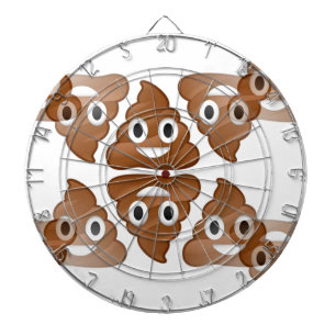 Jeu De Fléchettes poop emojis