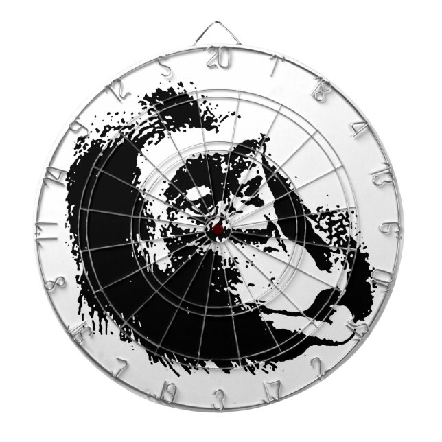 Jeu De Fléchettes Pop Art drôle Chimpanzé (Devant)