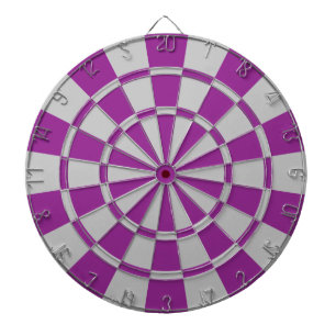 Jeu De Fléchettes Pourpre et gris de prune