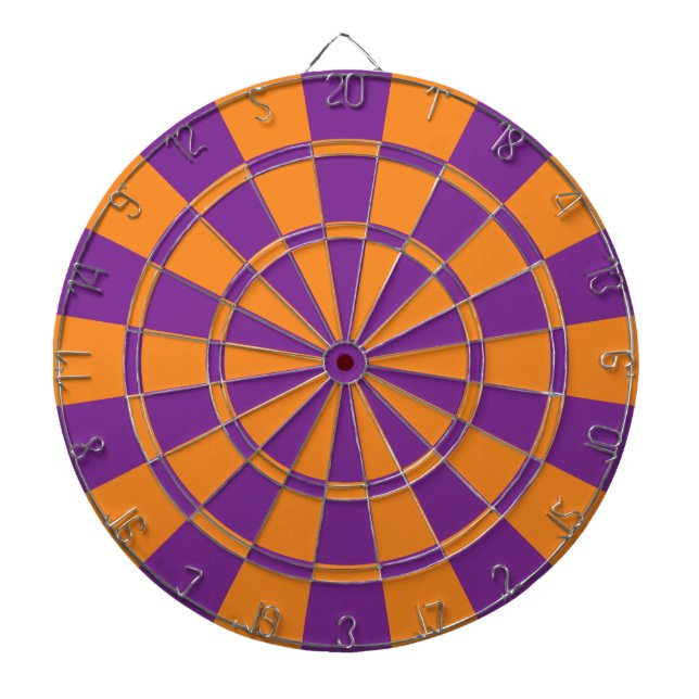 Jeu De Fléchettes Pourpre et orange (Devant)