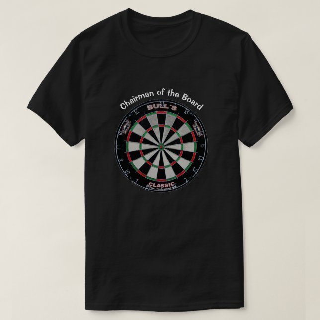 Jeu de fléchettes Président du conseil T-shirt (Design devant)