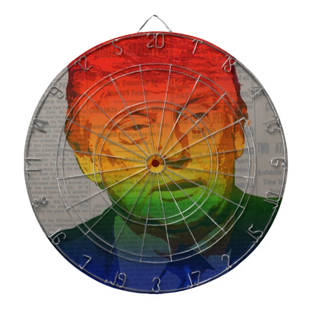Jeu De Fléchettes Rainbow Trump (Devant)