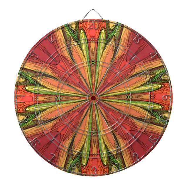 Jeu De Fléchettes Rayons colorés (Devant)