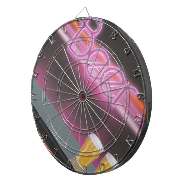 Jeu De Fléchettes Retro Bar des années 1980 (Devant droit)