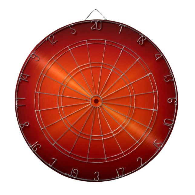 Jeu De Fléchettes Revêtement métallique en acier inoxydable rouge mé (Devant)