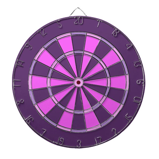 Jeu De Fléchettes Rose et Girly pourpre (Devant)