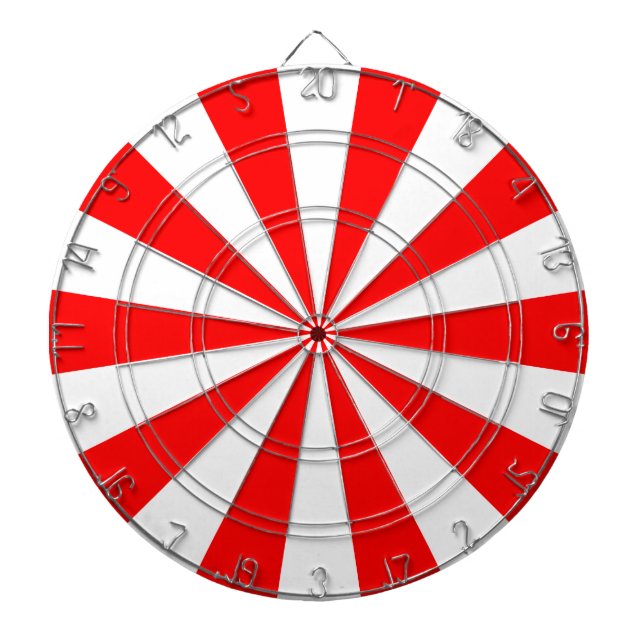 Jeu De Fléchettes Rouge et blanc (Devant)