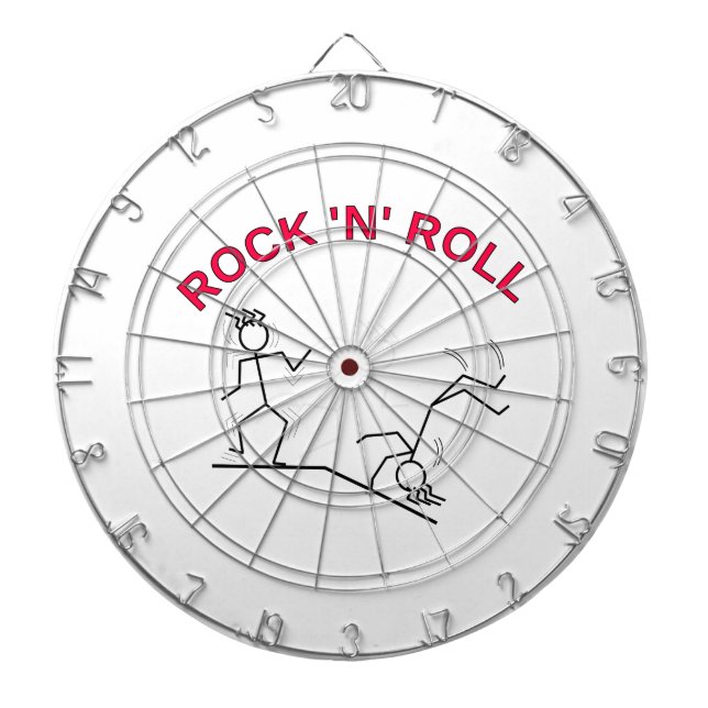 Jeu De Fléchettes Rouleau Rock 'N' (Devant)