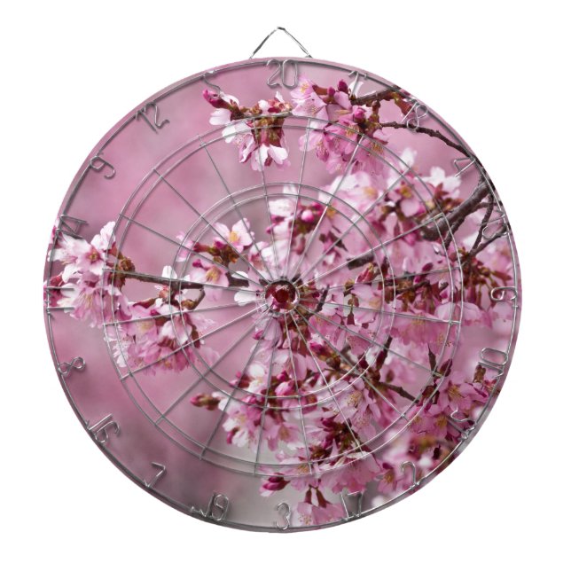 Jeu De Fléchettes Sakura Cherry Blossoms Pastel Pink Layers (Devant)