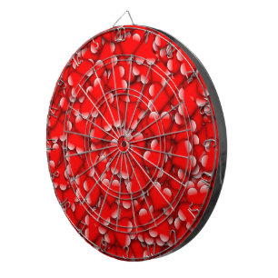 Jeu De Fléchettes Sweet Romantique Valentine Love Hearts Rouge