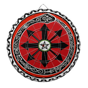 Jeu De Fléchettes Symbole de sorcellerie pour le chaos