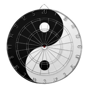 Jeu De Fléchettes symbole du yin yang