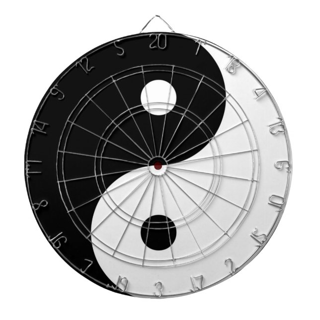 Jeu De Fléchettes symbole du yin yang (Devant)