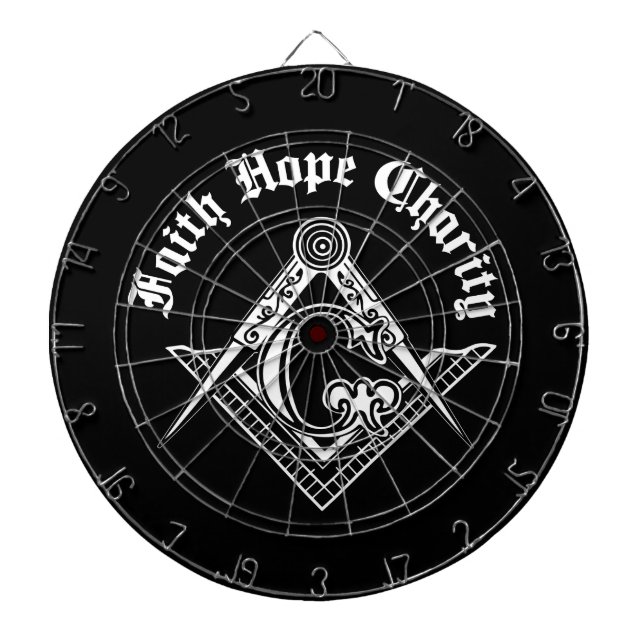 Jeu De Fléchettes Symbole franc-maçonnerie (Devant)