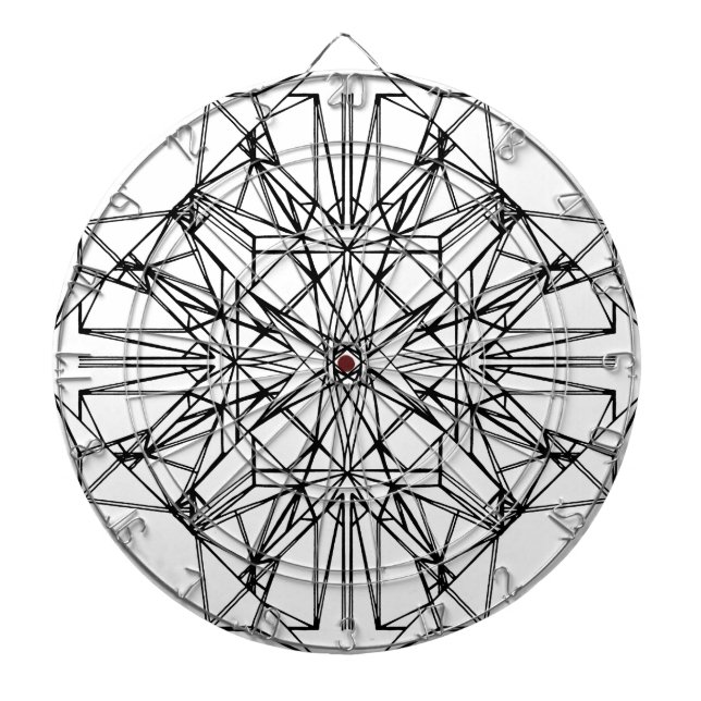 Jeu De Fléchettes symétrie géométrique (Devant)