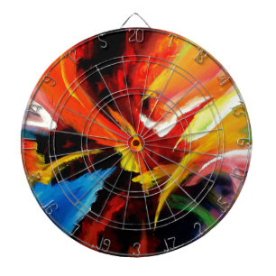 Jeu De Fléchettes Tableau Abstrait de Serdar Hizli
