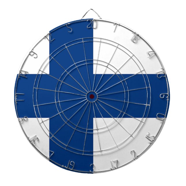 Jeu De Fléchettes Tableau de bord avec drapeau de la Finlande (Devant)