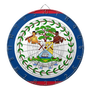 Jeu De Fléchettes Tableau de bord avec Drapeau du Belize