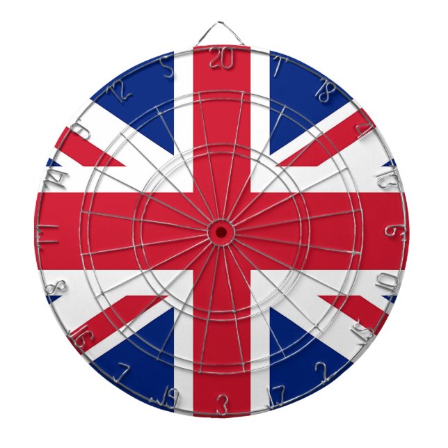 Jeu De Fléchettes Tableau de bord avec drapeau du Royaume-Uni (Devant)