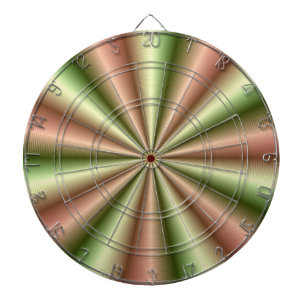 Jeu De Fléchettes Tableau de bord du plis rose et vert