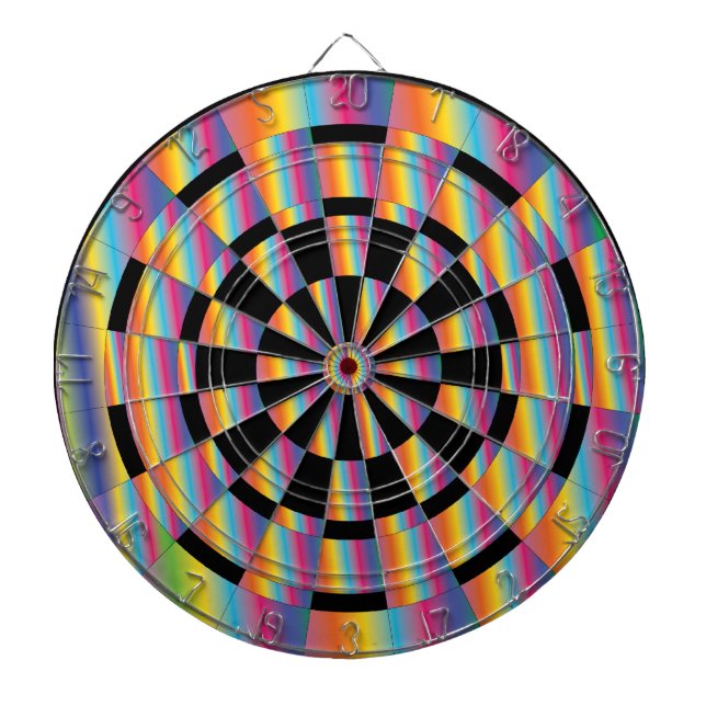 Jeu De Fléchettes Tableau de bord psychédélique (Devant)