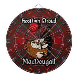 Jeu De Fléchettes Tableau de fléchettes tartan du clan écossais MacD