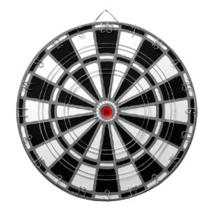 Jeu De Fléchettes Tableau noir et blanc