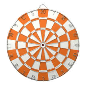 Jeu De Fléchettes Tangérine Orange Et Blanc