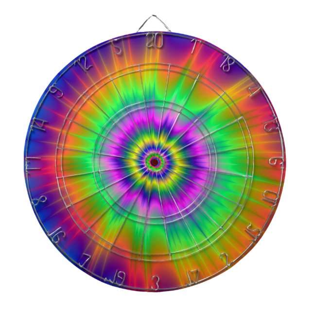 Jeu De Fléchettes Tie Dye Fireball (Devant)
