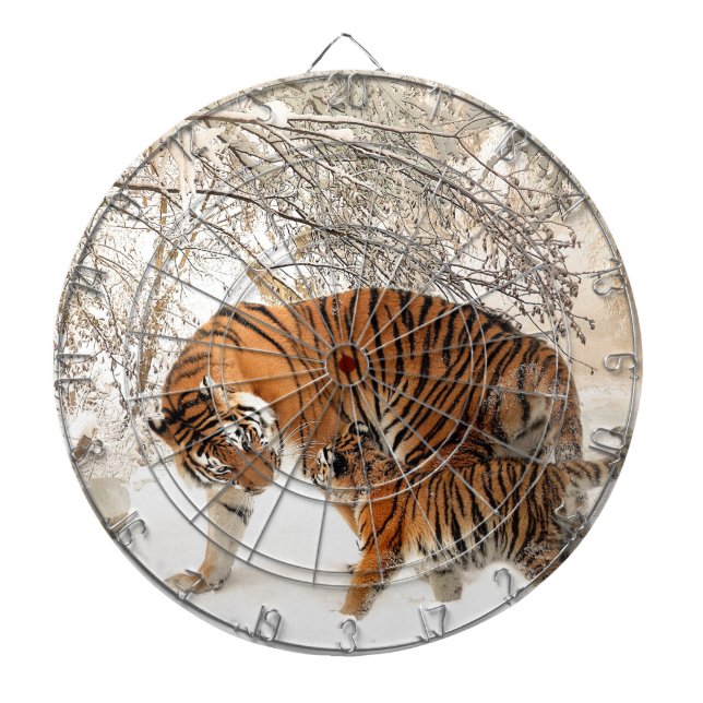 Jeu De Fléchettes Tiger Mère et bébé (Devant)