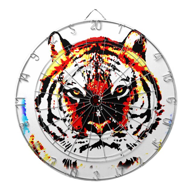 Jeu De Fléchettes Tigre sauvage (Devant)