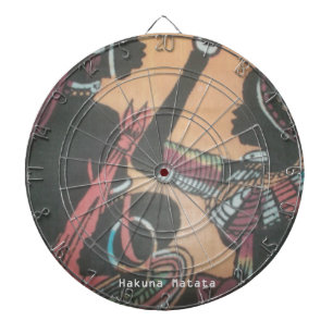 Jeu De Fléchettes Tradition et culture Masaï Design Motif d'art