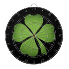 Trèfle chanceux de feuille de l'Irlandais quatre