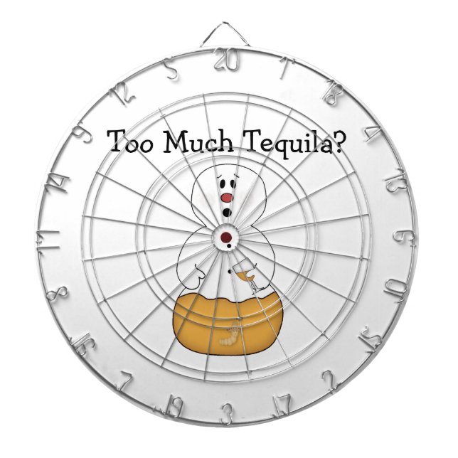 Jeu De Fléchettes Trop de tableau de bord Tequila (Devant)