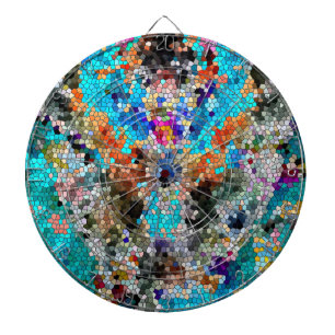 Jeu De Fléchettes TTEQOTGCubismINV SGDRKDP BLUE