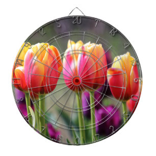 Jeu De Fléchettes Tulipes tombées flammes